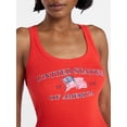 thumbnail image 4 of No Boundaries Americana Graphic Tank Top, Women's XXS-XXL, 4 of 5