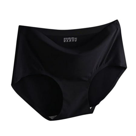 

Oaktree--Womens Ice Silk Panty Seamless Panties Ice Silk Hipster Underwear Breathable Briefs