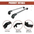 thumbnail image 3 of NIXFACE Roof Rack Cross Bars Fit for KIA Sportage 2016-2022 Aluminum Cargo Carrier Bag Luggage Kayak Canoe Bike Snowboard Skiboard, 3 of 4