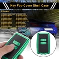 thumbnail image 2 of Funda de llave de coche de silicona TPU verde única para Renault Grand Scenic Megane Clio Espace Kadjar Captur Arkana Austral Zoe - Funda de control remoto de 4 botones, 2 of 6