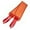 Orange, variant on 75cm Body Brush with 2 Handles - Back Scrubber, Exfoliating, Nylon Bristles, Shower Massager