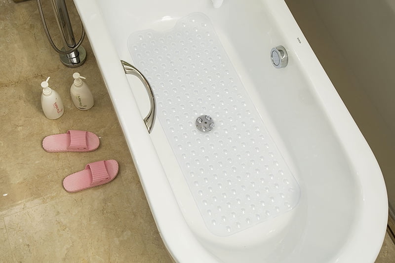 40" x 16" Non Mildew Slip Resistant Shower Bath Tub Mat Suction Cups Bathroom 