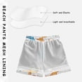 thumbnail image 5 of Kids' Beach Pants Comfortable Swim Trunks Colorful Starfish Pattern Shorts for Pool Vacation and Lounge Wear X-Small, 5 of 8