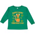 thumbnail image 3 of Inktastic St. Patrick's Day Happy Saint Purrtrick's Day Boys or Girls Long Sleeve Toddler T-Shirt, 3 of 5