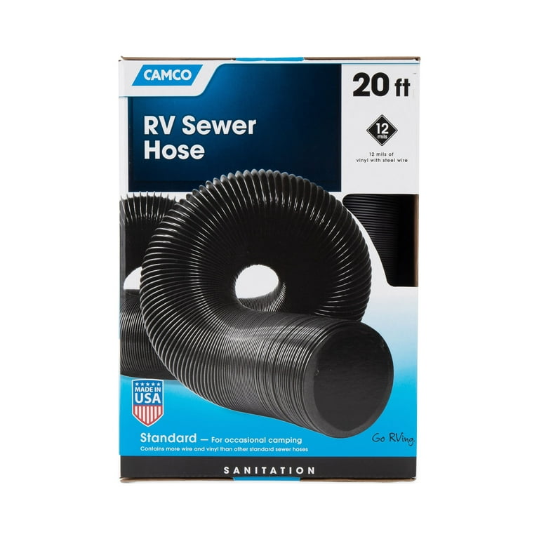 Camco 39615 Black 20 ft. RV Sewer Hose - Perfect for the Occasional RVer Camco 39615 Black 20 ft. RV Sewer Hose - Perfect for the Occasional RVer