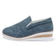 thumbnail image 4 of Zapatos sin cordones para mujer, mocasines planos de ancho ancho con diamantes de imitación, zapatillas de deporte de moda, 4 of 6