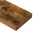 thumbnail image 3 of Rustic Brown Floating Shelves, Set of 2 - Wall Shelves for Bathroom, Kitchen, Bedroom - Heavy Duty Storage Shelves with Farmhouse Decor, 15.7 inch, 3 of 7