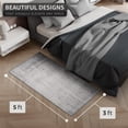 thumbnail image 3 of Sorbus 3x5 Area Rug for Entryway, Machine Washable, Non-Slip, Vintage Rug - Low Pile Non-Shedding Indoor Rugs - Soft Indoor Carpet Throw Rugs with Rubber Backing, 3 of 10