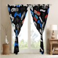 thumbnail image 4 of Erosebridal Video Games Curtains, Teens Gamepad Controller Window Curtains For Bedroom Living Room, Gamer Console Window Treatments Curtains Player Gaming Window Drapes 2 Panel Set,42"Wx90"L, 4 of 6