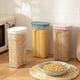thumbnail image 4 of Latas herméticas para almacenar alimentos que no contienen cereales Caja para almacenar frutos secos y bocadillos de color azul, 4 of 5