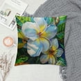 thumbnail image 2 of GOSMITH  Throw Pillow Covers Floral Home Decor Pillow Cases Living Room Decorative Cushion Couch Sofa Pillowcases Hawaiian Tropical Flowers, 2 of 5