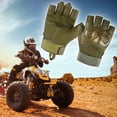 thumbnail image 4 of Hohaski Motorcycle Riding Gloves Outdoor Hunting Touchscreen Gloves Non-Slip Unisex Cycling Gloves Half Finger Glove for Road Racing Motorcycle Motocross, 4 of 4