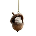thumbnail image 2 of Animal Christmas Ornament, Flat Acrylic Forest Animal Decoration, Forest Animal Decoration, Acrylic Hanging Woodland Pendant for Xmas Tree Decorations, Hanging Ornament Home Party Decor(A), 2 of 4
