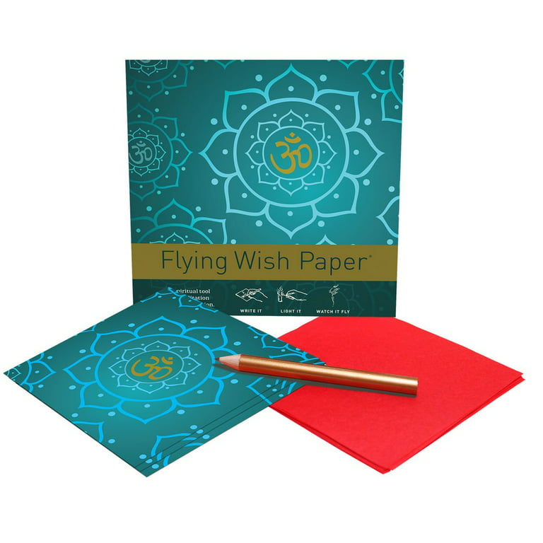 Flying Wish Paper: Write a wish, light it on fire, and watch it fly.