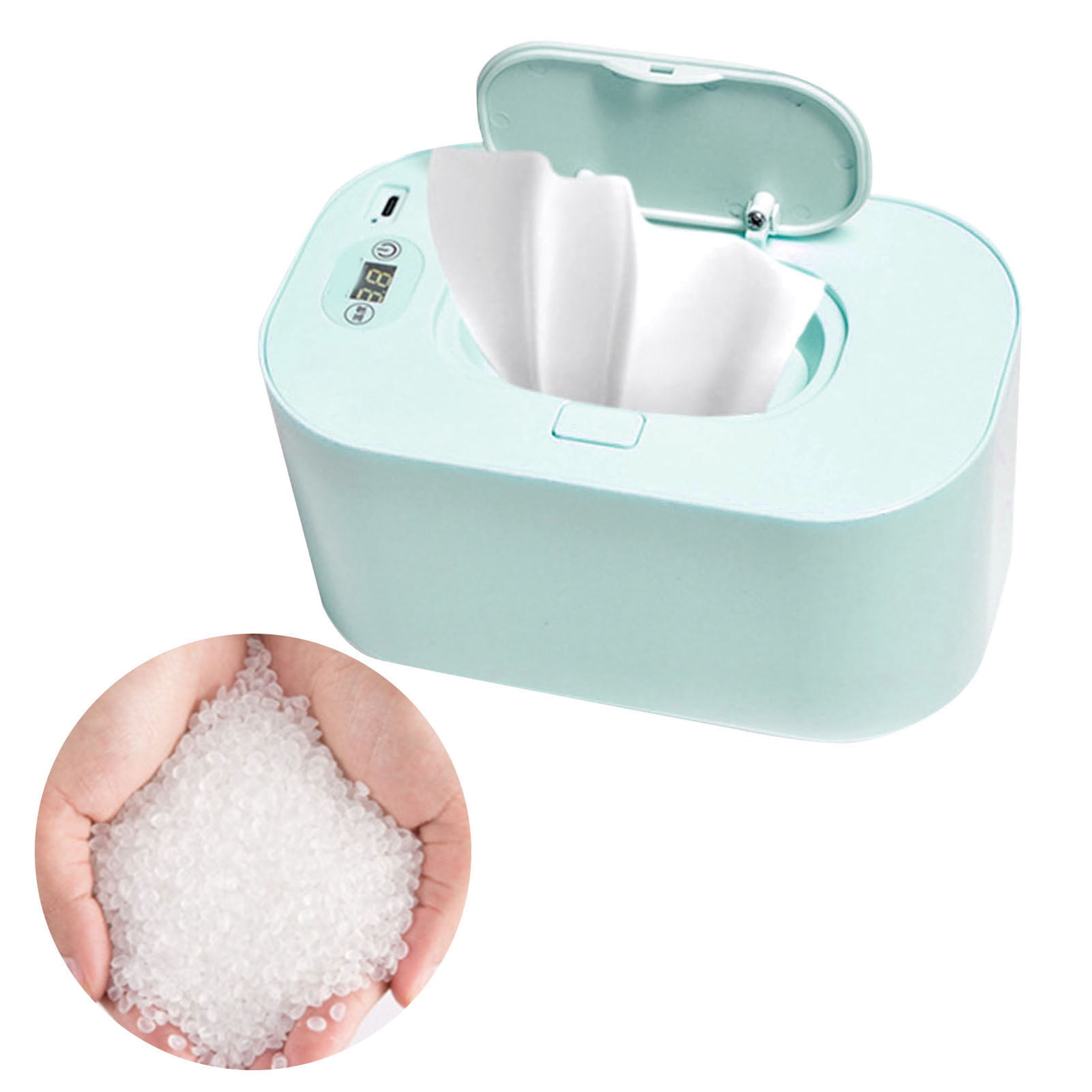 Wet Wipes Dispenser Heater, Large Capacity Portable Household Heating Box, Stay Hydrated Baby Wipe Warmer for Home (7LtBLlpF-16)