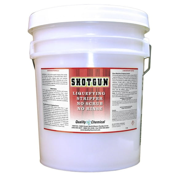 Shotgun No-Rinse High Power Floor Wax Stripper - 5 gallon pail