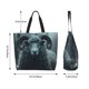 thumbnail image 5 of Fotbe Moody Ram Portrait Bolsa Tote Estética de Lona con Estampado para Mujer - Bolsa Reutilizable de Hombro Casual para Vacaciones, Compras, Trabajo y Gimnasio, 5 of 8