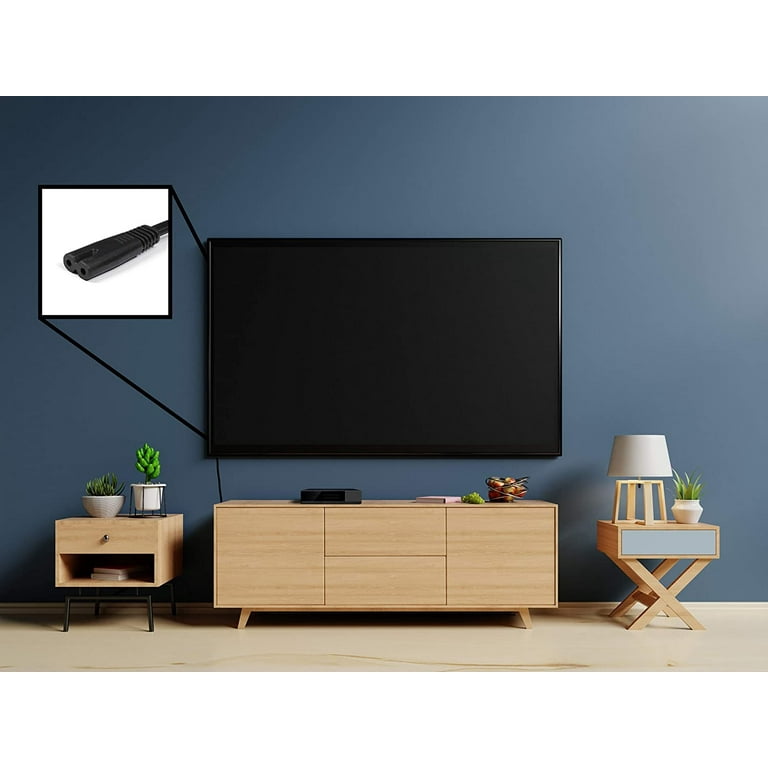 Cavo Alimentazione AC 5Ft 2 Spine Piatte Figura 8 Per Comcast Directv Dish