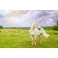 thumbnail image 1 of Rainbows And Unicorns simulated painting - CANVAS OR PRINT WALL ART, 1 of 1