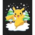 thumbnail image 3 of Pokémon - Pikachu Snowball Fight - Men's Crew Fleece Sweatshirt, 3 of 5
