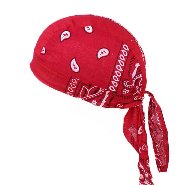 Sombrero pirata de algodón, gorro elástico ajustable para hombre y mujer, pañuelo para deportes al aire libre, pañuelo para la cabeza de ciclismo Aespa Afortunado Sencillez