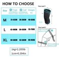 thumbnail image 2 of Knee Support, 2 Pieces Adjustable Elastic Knee Support, Patella and Ligament Knee Support, Sports Knee Support, Knee Osteoarthritis Knee Support, Size M, 2 of 7