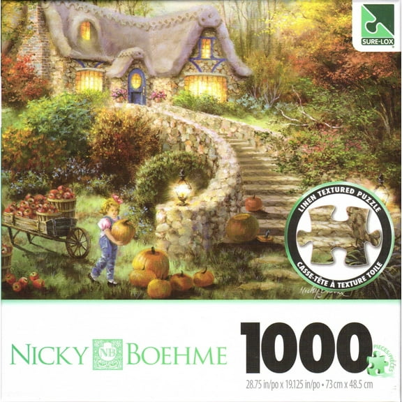 Country Harvest 1000 Piece Linen Textured Puzzle