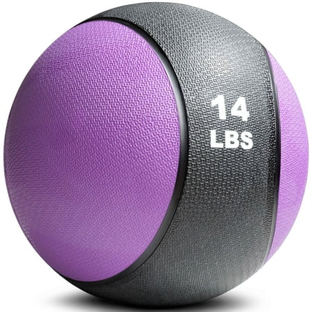 Titan Fitness Weighted Medicine Ball, 14 lb
