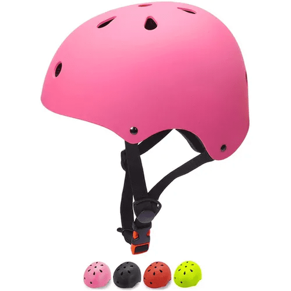 Casco De Bicicleta Para Niños Malubero Malu1722 Rosa