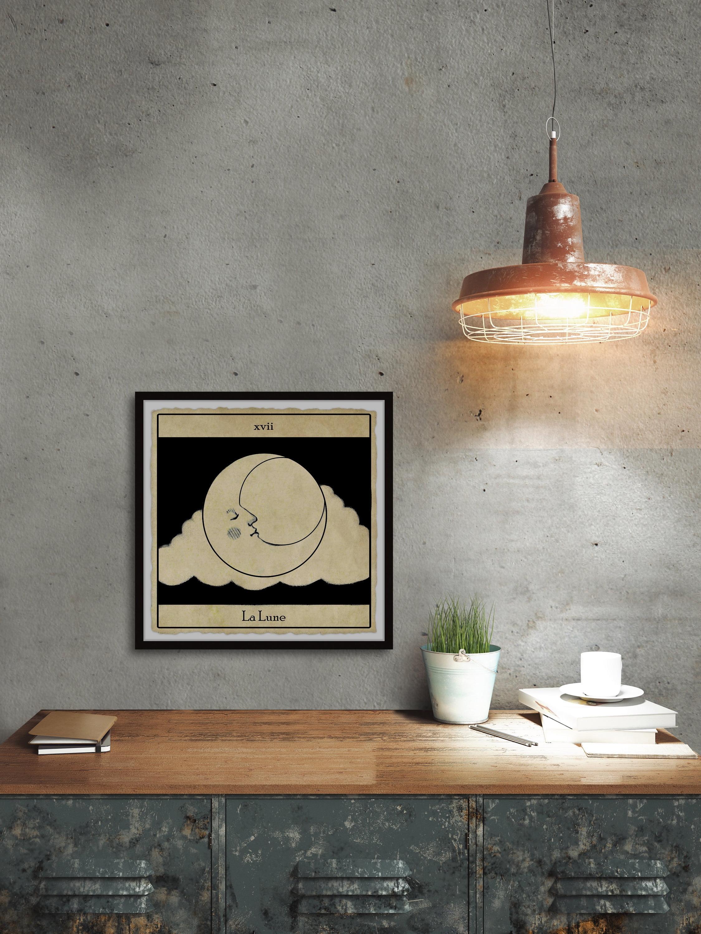 Marmont Hill La Lune Framed Wall Art
