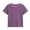 Purple, variant on YunPes Girls Ruffle Short Sleeve T Shirt Lettuce Trim Crew Neck Tops Basic Tee Cute Casual Shirt for Kids Teens Casual Summer Tee
