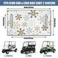 thumbnail image 3 of 51" x 31" Golf Cart Bench Seat Towel Cover, Fits EZGO TXT RXV, Club Car Precedent Onward, Yamaha Drive, and Icon Golf Cart Models, 3 of 8