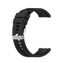 PPgejGEK Replacement Silicone Watch Strap Band for Amazfit GTS 2e GTS2 GTS2mini Smartwatch 20mm Width Silver Buckle Fitness Sports