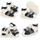 thumbnail image 3 of Sandalias De Verano De Moda Blanca Para Bebés Recién Nacidos Niños Niñas Casual Fondo Suave Antideslizante Transpirable Prewalker 0-18 Meses, 3 of 4