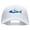 White, variant on Scuba Shark Embroidered Solid Cotton Twill Mesh Prostyle Cap - Black OSFM