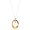 Brown, Black, variant on WOMEN'S GREEN AND PINK ACETATE RESIN GOLD OVAL PENDANT NECKLACE