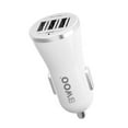 thumbnail image 1 of BWOO - Car Charger with 3 USB Ports, DC 12-24V, 5V 3.4A Output, Flame Retardant Shell, White, 1 of 6
