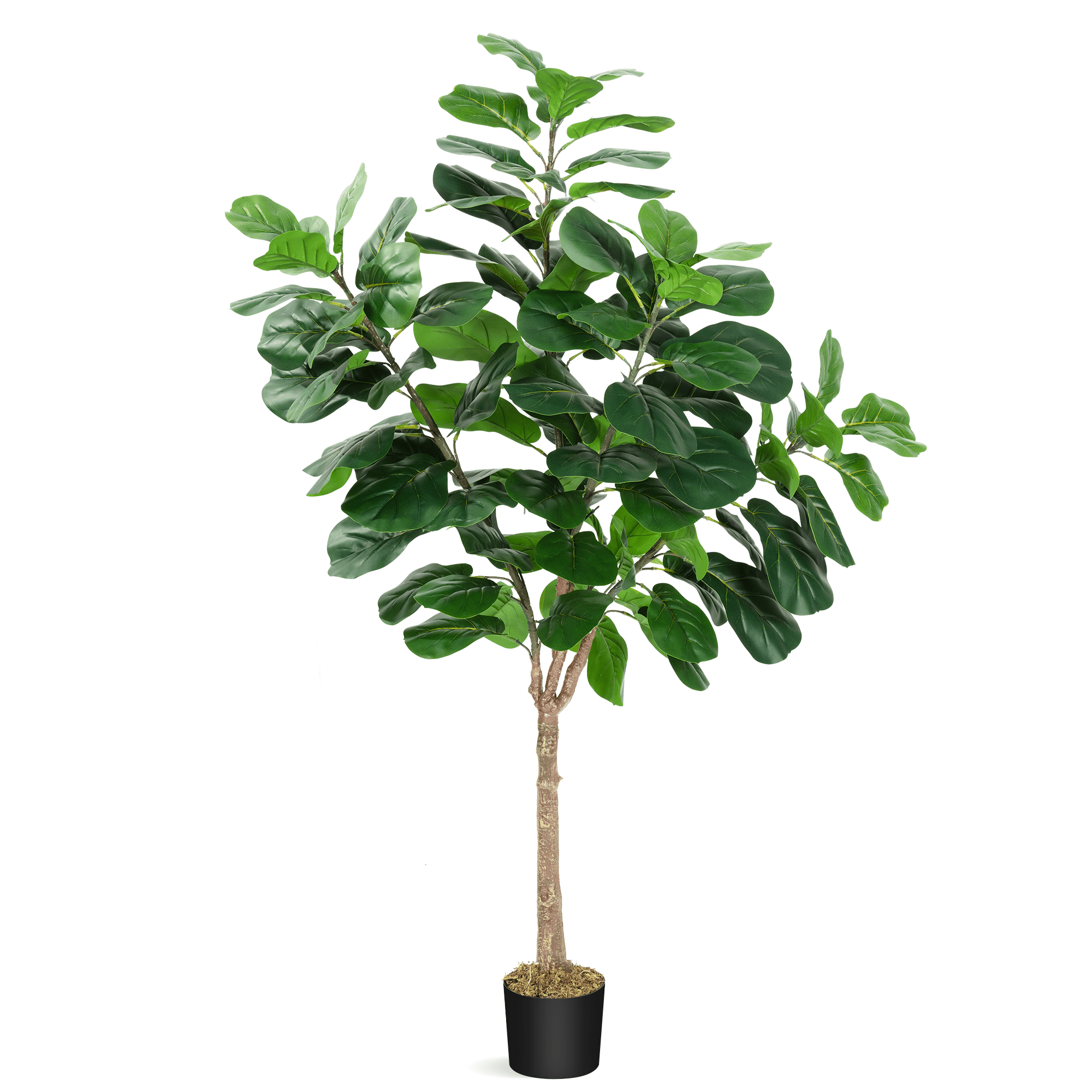 Juiluna Nearly Natural 5.6FT Fiddle Leaf Fig Artificial Tree for Home Decor Indoor, 67 Inch Tall