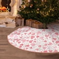 thumbnail image 5 of Xecao Cute Hand Drawn Hearts Pattern Christmas Tree Skirt Holiday Part Decorations for Christmas Tree, Farmhouse Christmas Decor Xmas Holiday Home Party Decorations-30", 5 of 6