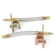 thumbnail image 1 of 2Pcs Tire Valve Stem Extension Adaptor Stainless Steel Braided Hose Car Universal 150mm, 1 of 5