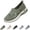 36# Green, variant on Women's Butterfly Embroidered Loafers, Orthopedic Loafer Sneakers for Women, Wide Fit Comfort Breathable Knit Mesh Slip on Walking Shoes,Blue,43