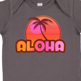 thumbnail image 4 of Inktastic Pink Aloha Palm Girls Baby Bodysuit, 4 of 5
