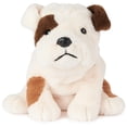 thumbnail image 1 of Tostada de peluche con forma de cachorro de bulldog GUND para niños de 1 año o más, color marrón y blanco, 1 of 9