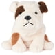 thumbnail image 1 of Tostada de peluche con forma de cachorro de bulldog GUND para niños de 1 año o más, color marrón y blanco, 1 of 9