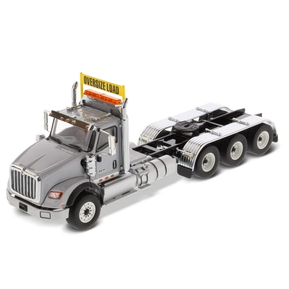 Diecast Masters International HX620 SBFA Day Cab Tridem Tractor | 1:50 Scale Model Semi Trucks | Light Gray Diecast Model 71011