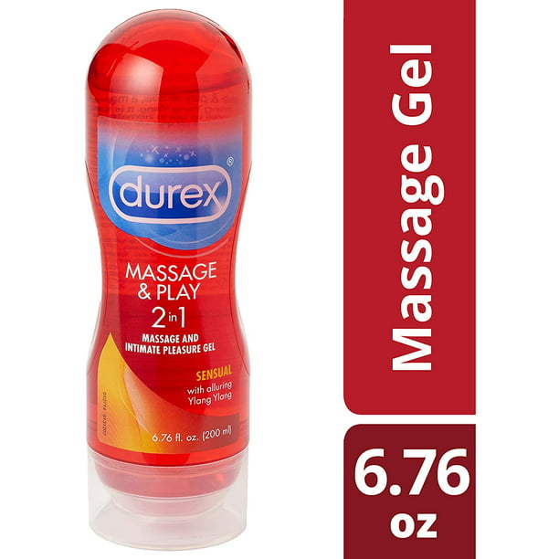 Durex Premium Massage And Play 2 In 1 Sensual Massage Gel And Personal Lubricant Gel 676 Oz 