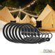 thumbnail image 2 of 6uds 8mm El?stica Cuerda con Gancho para Amarres Campamento Coches Negro 14,6" Unique Bargains amarres para deportes motorizados, 2 of 6