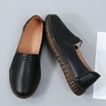 thumbnail image 4 of Black Women Flat Shoes With Breathable Design Round Toe Closed Toe For Leisure Wear, 4 of 9