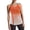 Orange, variant on Camisole Tops for Women Scoop Neck Slim Fit Vset Tops Workout Gym Stretchy Activewear Tank Tops for Women Black L
