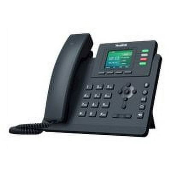 Yealink SIP, SIP SIP-T33G - Téléphone VoIP - Capacité d'Appel 5 Voies - v2, SRTP - 4 Lignes - Gris Classique